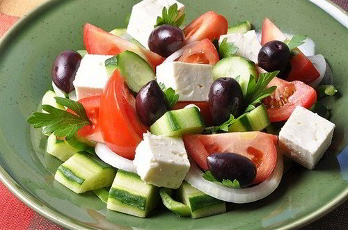 Греческий салат. Классический рецепт.