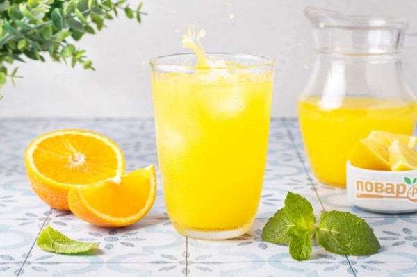 Домашняя фанта из апельсинов и лимона