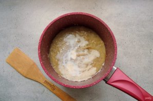 Суп-пюре на курином бульоне из шампиньонов